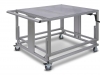 portable adjustable height work bench and cart