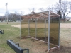 soccer field shelter framework